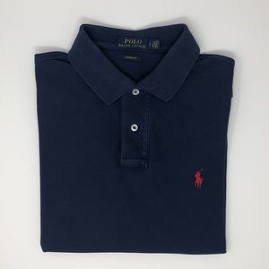 Polo Ralph Lauren Navy Polo Shirt Size L
